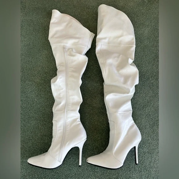 Thigh top boots size